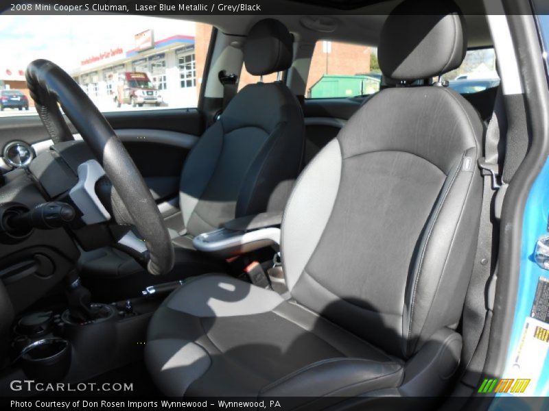 Laser Blue Metallic / Grey/Black 2008 Mini Cooper S Clubman