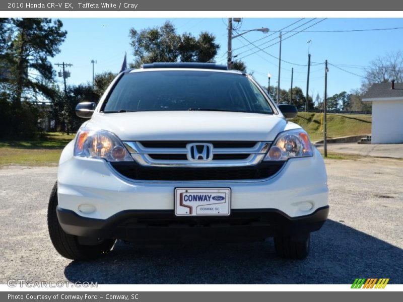 Taffeta White / Gray 2010 Honda CR-V EX