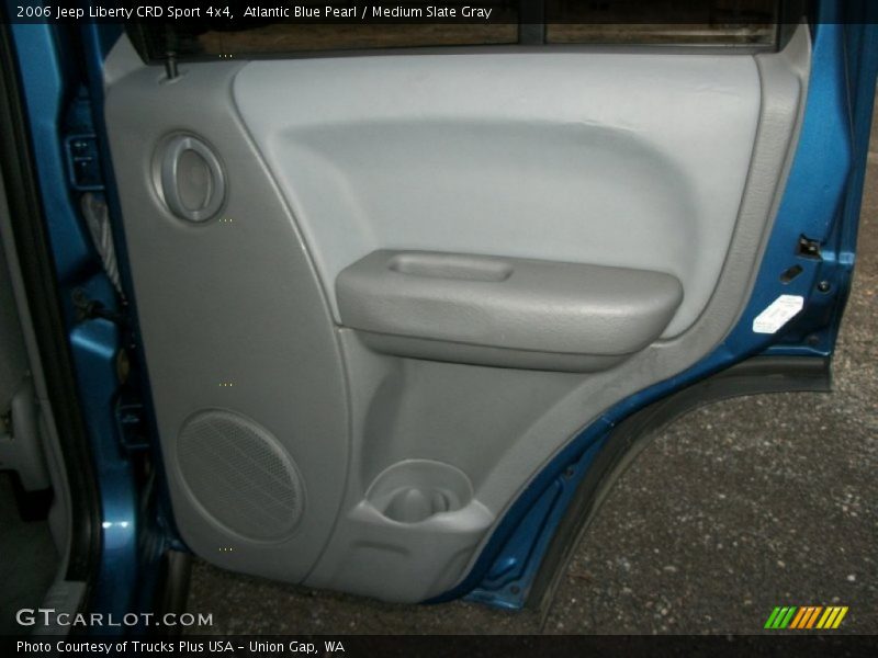 Atlantic Blue Pearl / Medium Slate Gray 2006 Jeep Liberty CRD Sport 4x4