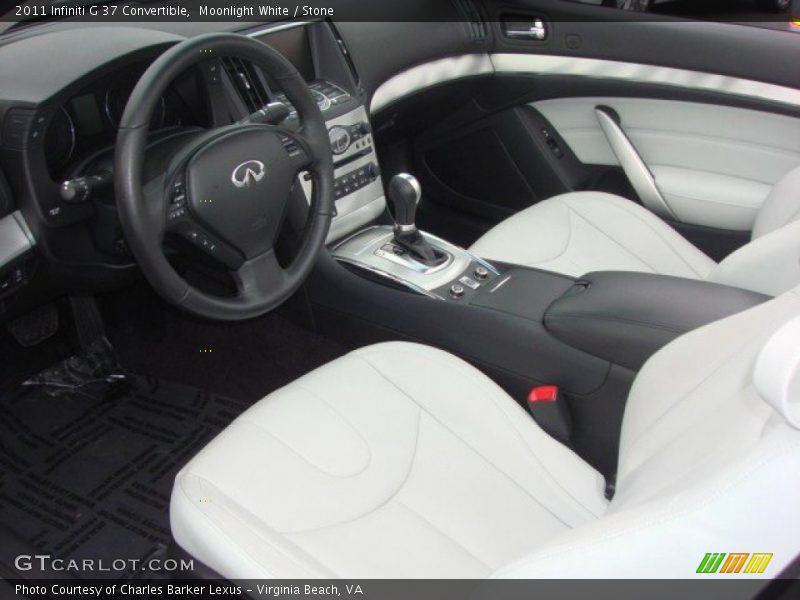 Moonlight White / Stone 2011 Infiniti G 37 Convertible
