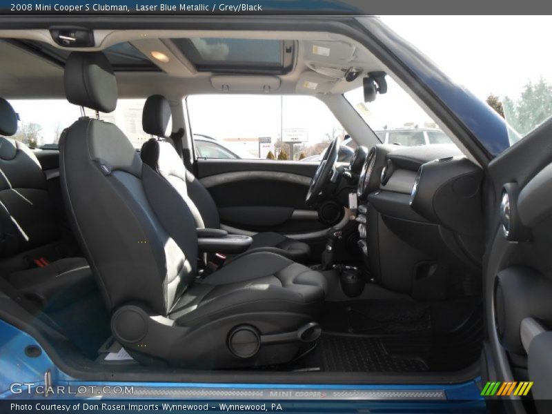 Laser Blue Metallic / Grey/Black 2008 Mini Cooper S Clubman
