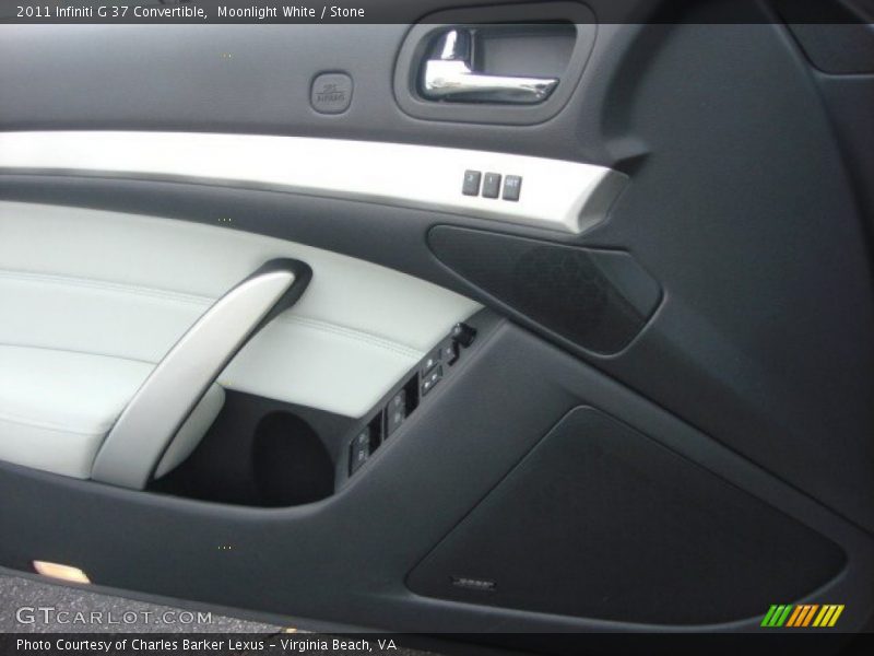 Moonlight White / Stone 2011 Infiniti G 37 Convertible
