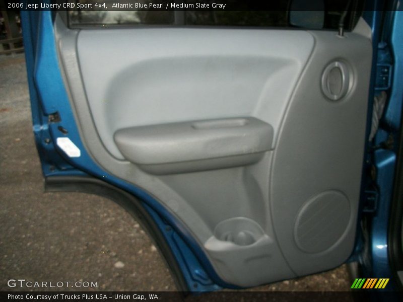 Atlantic Blue Pearl / Medium Slate Gray 2006 Jeep Liberty CRD Sport 4x4