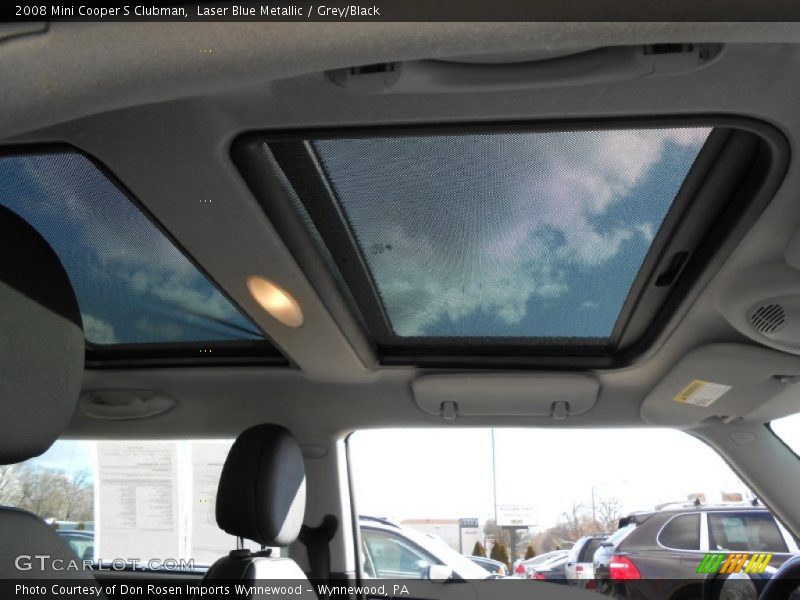 Sunroof of 2008 Cooper S Clubman