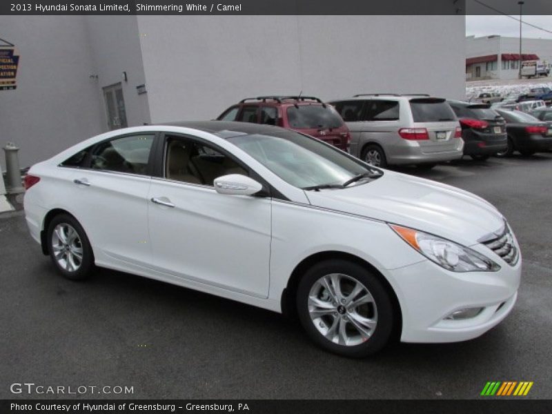 Front 3/4 View of 2013 Sonata Limited