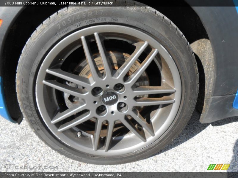 Laser Blue Metallic / Grey/Black 2008 Mini Cooper S Clubman