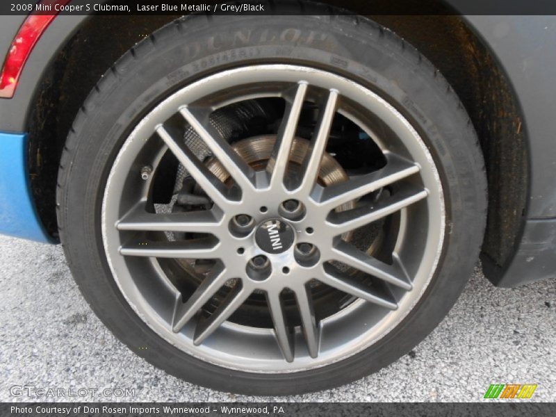Laser Blue Metallic / Grey/Black 2008 Mini Cooper S Clubman