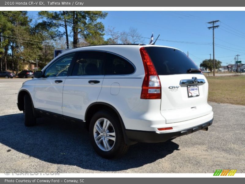 Taffeta White / Gray 2010 Honda CR-V EX