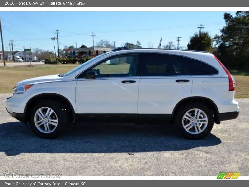 Taffeta White / Gray 2010 Honda CR-V EX