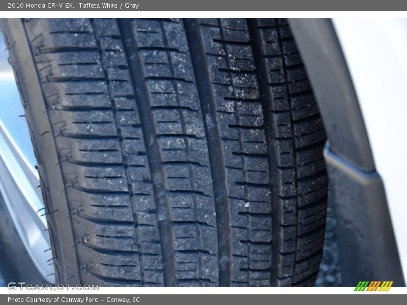 Taffeta White / Gray 2010 Honda CR-V EX