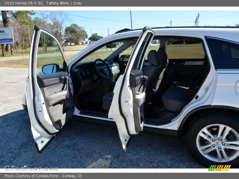 Taffeta White / Gray 2010 Honda CR-V EX