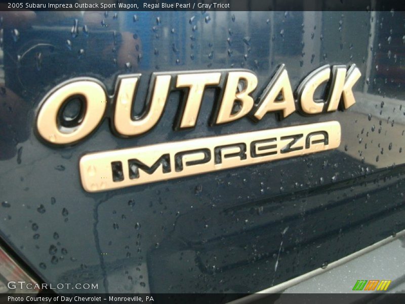 Regal Blue Pearl / Gray Tricot 2005 Subaru Impreza Outback Sport Wagon