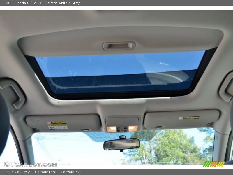 Taffeta White / Gray 2010 Honda CR-V EX