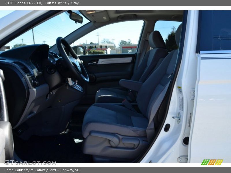 Taffeta White / Gray 2010 Honda CR-V EX