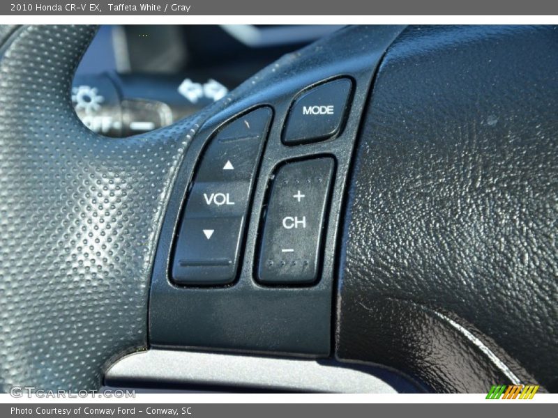 Taffeta White / Gray 2010 Honda CR-V EX