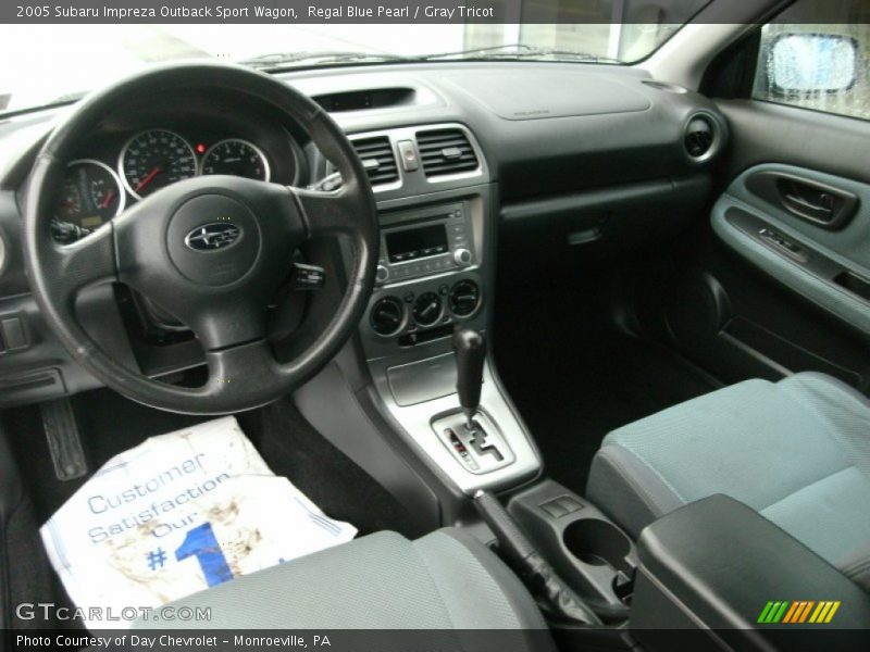 Gray Tricot Interior - 2005 Impreza Outback Sport Wagon 