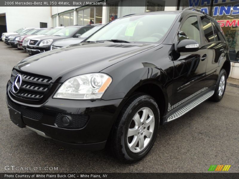 Black / Macadamia 2006 Mercedes-Benz ML 350 4Matic