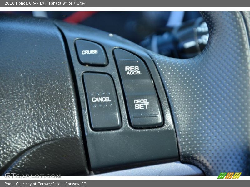 Taffeta White / Gray 2010 Honda CR-V EX