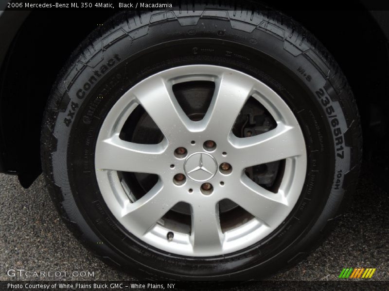 Black / Macadamia 2006 Mercedes-Benz ML 350 4Matic