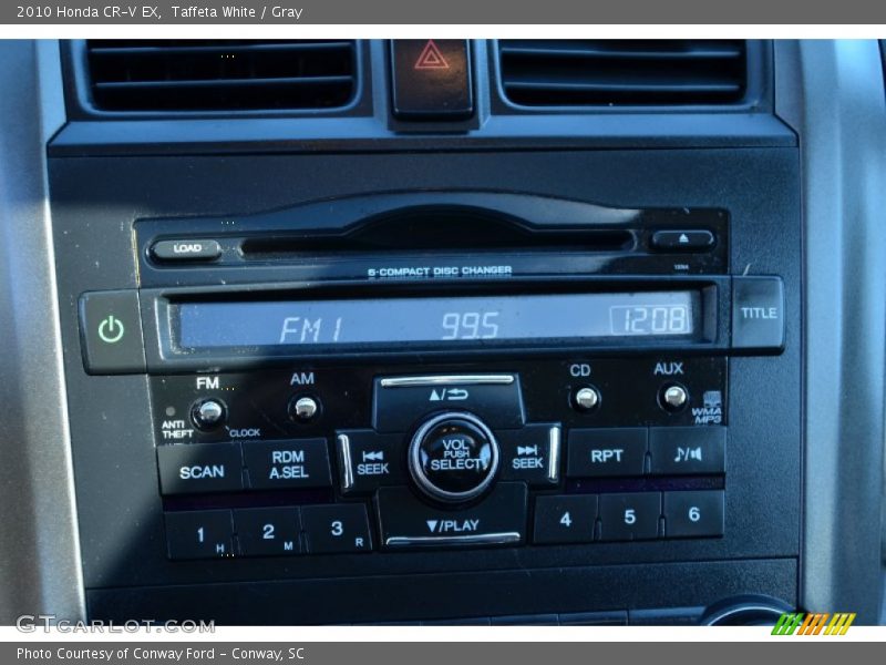 Taffeta White / Gray 2010 Honda CR-V EX