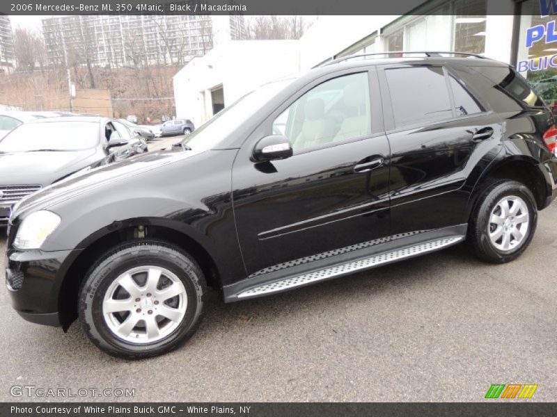 Black / Macadamia 2006 Mercedes-Benz ML 350 4Matic