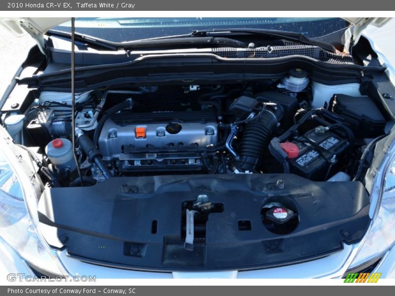 Taffeta White / Gray 2010 Honda CR-V EX
