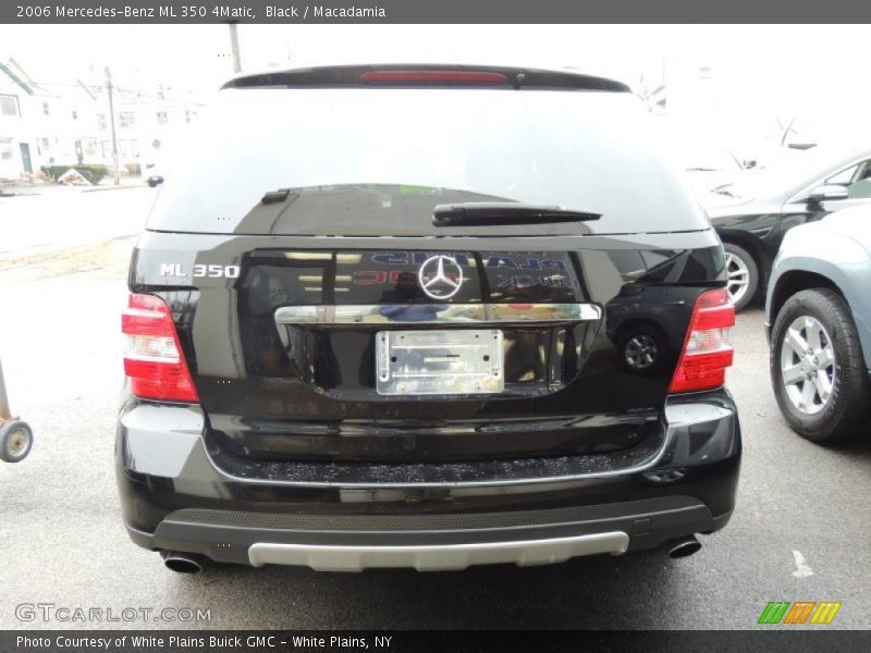 Black / Macadamia 2006 Mercedes-Benz ML 350 4Matic