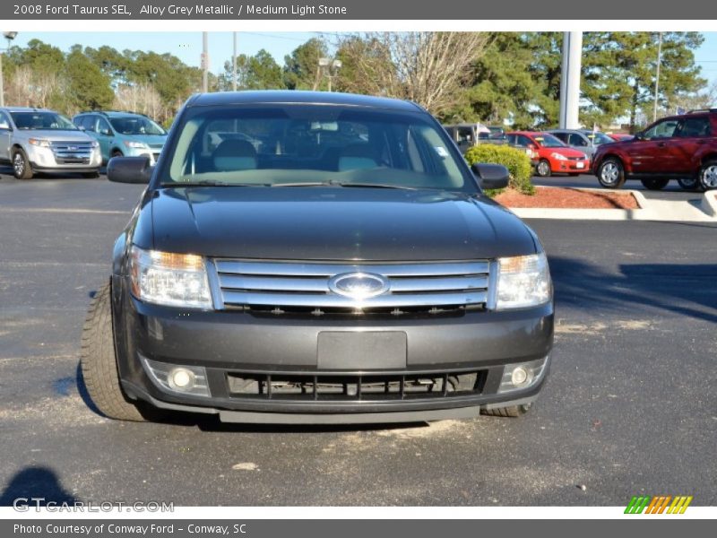 Alloy Grey Metallic / Medium Light Stone 2008 Ford Taurus SEL