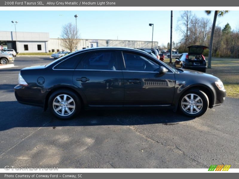 Alloy Grey Metallic / Medium Light Stone 2008 Ford Taurus SEL