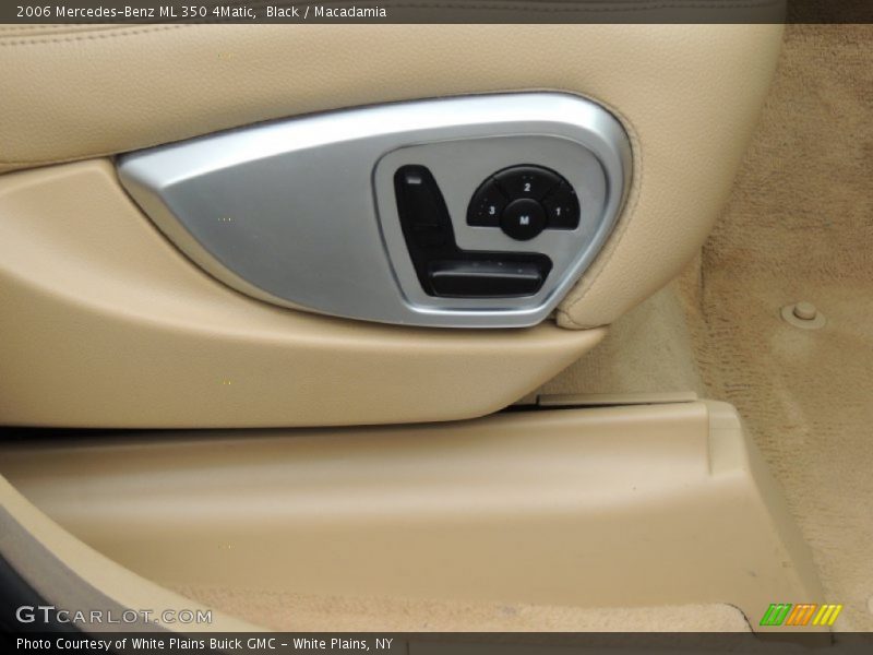 Black / Macadamia 2006 Mercedes-Benz ML 350 4Matic