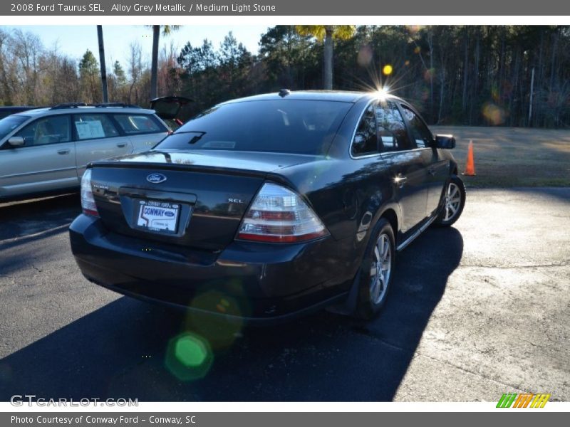 Alloy Grey Metallic / Medium Light Stone 2008 Ford Taurus SEL