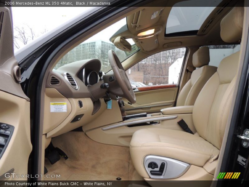 Black / Macadamia 2006 Mercedes-Benz ML 350 4Matic