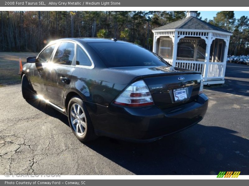 Alloy Grey Metallic / Medium Light Stone 2008 Ford Taurus SEL