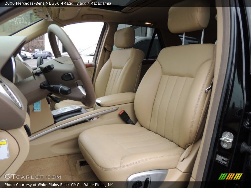 Black / Macadamia 2006 Mercedes-Benz ML 350 4Matic