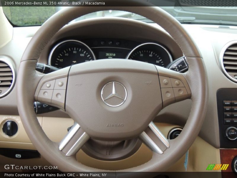 Black / Macadamia 2006 Mercedes-Benz ML 350 4Matic
