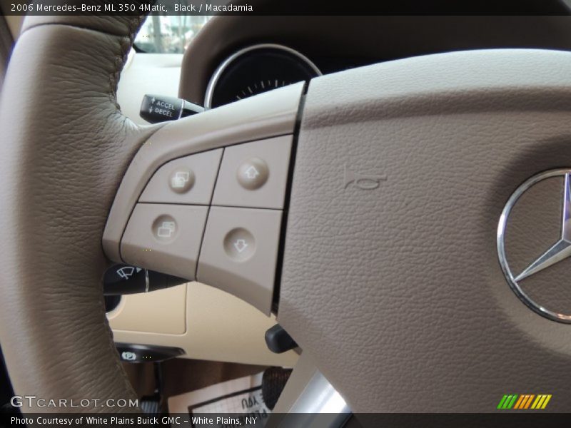 Black / Macadamia 2006 Mercedes-Benz ML 350 4Matic