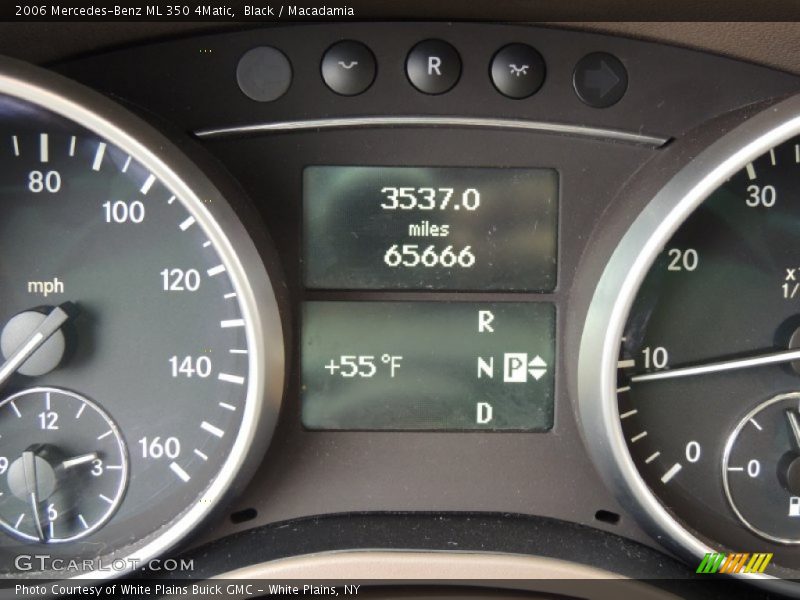 Black / Macadamia 2006 Mercedes-Benz ML 350 4Matic