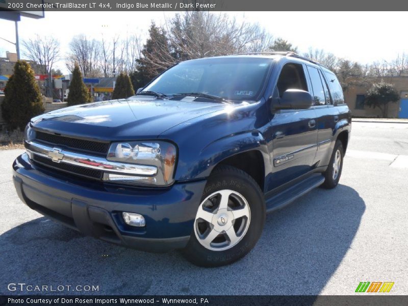 Indigo Blue Metallic / Dark Pewter 2003 Chevrolet TrailBlazer LT 4x4