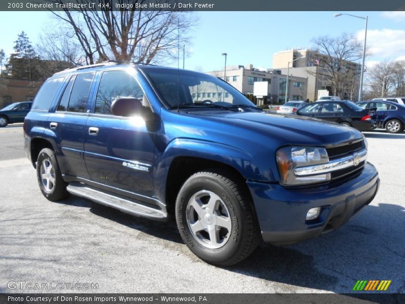 Indigo Blue Metallic / Dark Pewter 2003 Chevrolet TrailBlazer LT 4x4