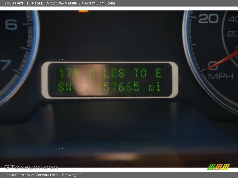 Alloy Grey Metallic / Medium Light Stone 2008 Ford Taurus SEL
