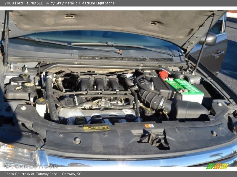 Alloy Grey Metallic / Medium Light Stone 2008 Ford Taurus SEL