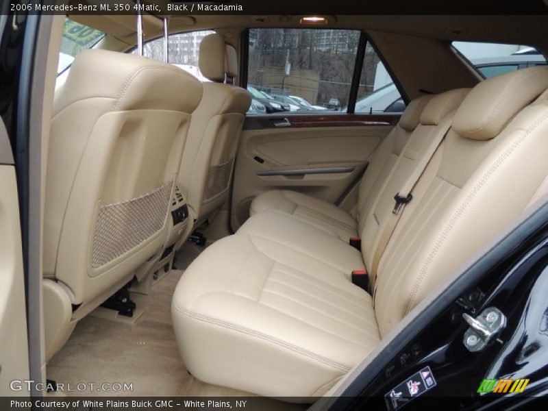 Black / Macadamia 2006 Mercedes-Benz ML 350 4Matic