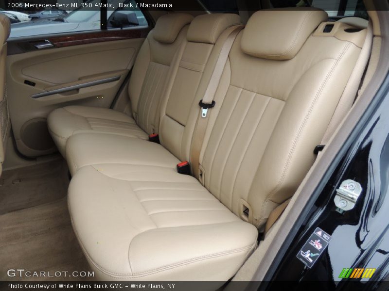 Black / Macadamia 2006 Mercedes-Benz ML 350 4Matic
