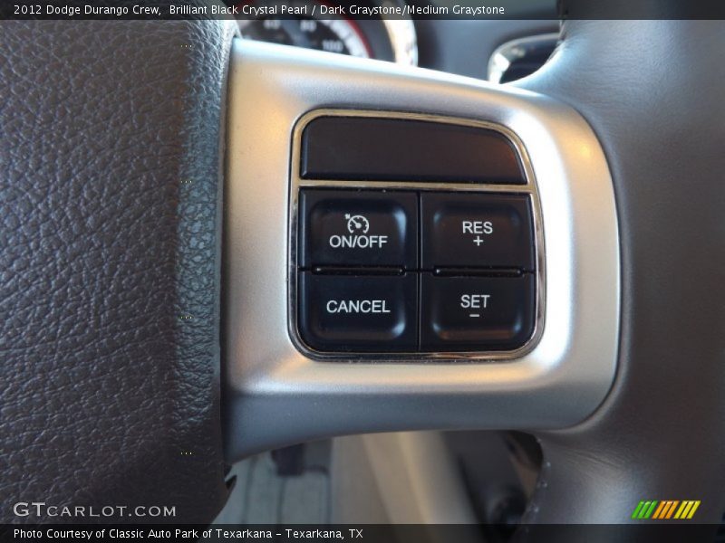 Brilliant Black Crystal Pearl / Dark Graystone/Medium Graystone 2012 Dodge Durango Crew