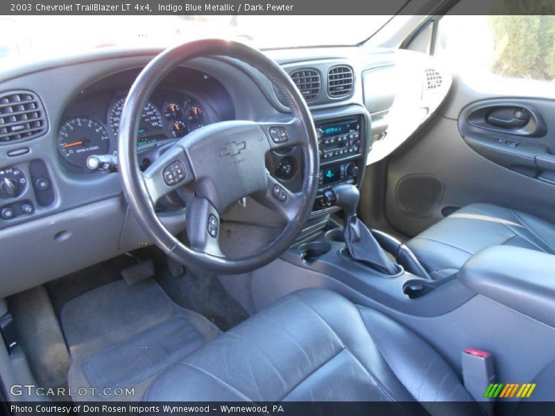 Indigo Blue Metallic / Dark Pewter 2003 Chevrolet TrailBlazer LT 4x4