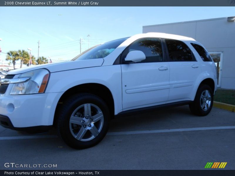Summit White / Light Gray 2008 Chevrolet Equinox LT