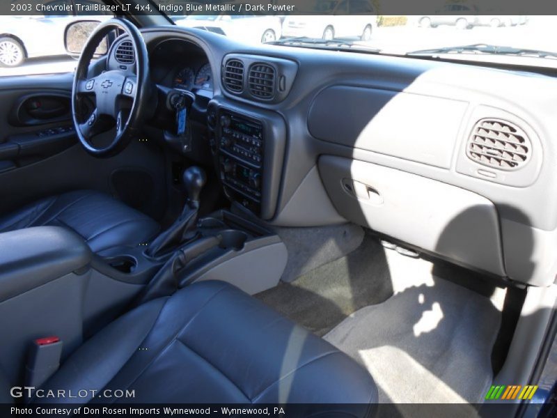 Indigo Blue Metallic / Dark Pewter 2003 Chevrolet TrailBlazer LT 4x4