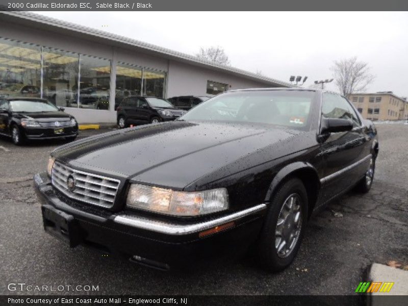 Sable Black / Black 2000 Cadillac Eldorado ESC