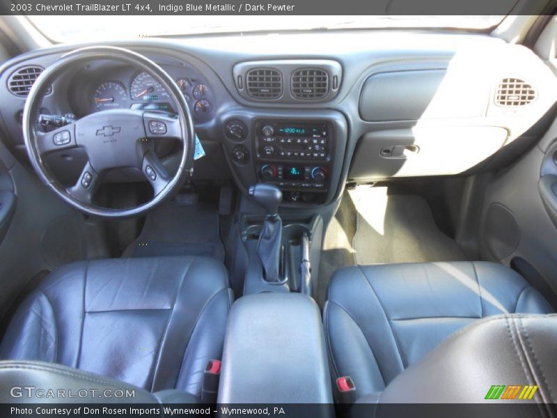 Indigo Blue Metallic / Dark Pewter 2003 Chevrolet TrailBlazer LT 4x4