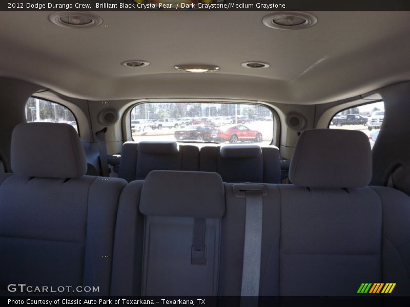 Brilliant Black Crystal Pearl / Dark Graystone/Medium Graystone 2012 Dodge Durango Crew